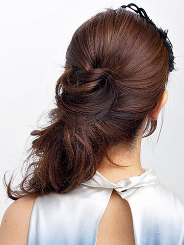 14 99 簡単 結婚式 披露宴の髪型 ヘアアレンジのやり方 ヘア特集 All About