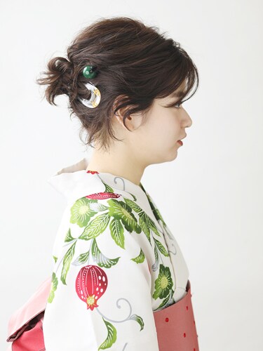 6 9 簡単 浴衣に似合う髪型 ショートヘアスタイル ヘア特集 All About