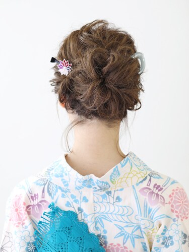2 9 簡単 浴衣に似合う髪型 ミディアムヘアスタイル ヘア特集 All About