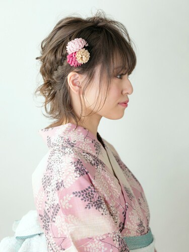 3 9 簡単 浴衣に似合う髪型 ショートヘアスタイル ヘア特集 All About